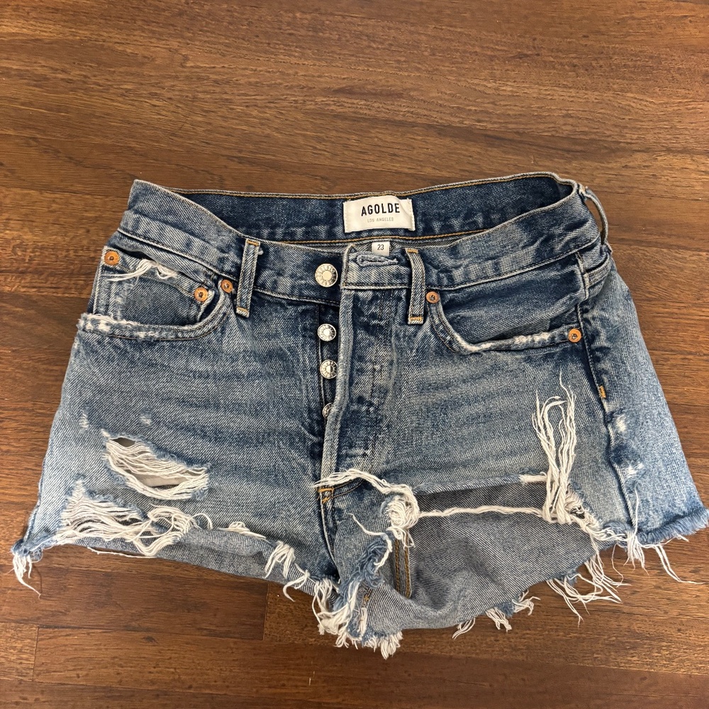 Agolde Parker High Rise Jean Shorts- Size 23